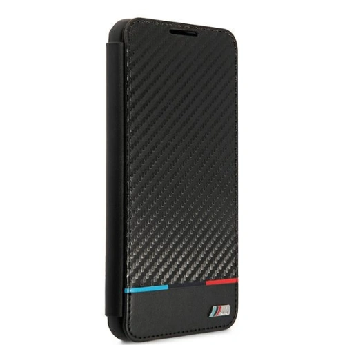 Etui BMW BMBKS21FEPUCARTCBK Samsung Galaxy S21 FE czarny/black bookcase M Collection Triangles