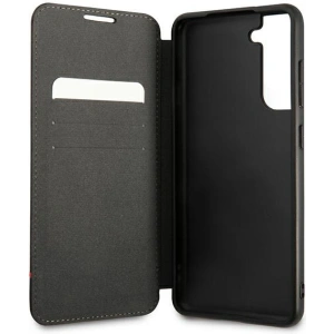 Hurtownia GSM - Etui BMW BMBKS21FEPUCARTCBK Samsung Galaxy S21 FE czarny/black bookcase M Collection Triangles - BMW271BLK - {ean13} - Hurt