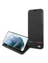 Hurtownia GSM - Etui BMW BMBKS21FEPUCARTCBK Samsung Galaxy S21 FE czarny/black bookcase M Collection Triangles - BMW271BLK - {ean13} - Hurt