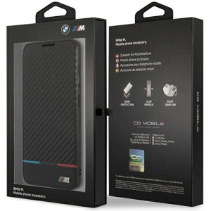 Hurtownia GSM - Etui BMW BMBKS21FEPUCARTCBK Samsung Galaxy S21 FE czarny/black bookcase M Collection Triangles - BMW271BLK - {ean13} - Hurt