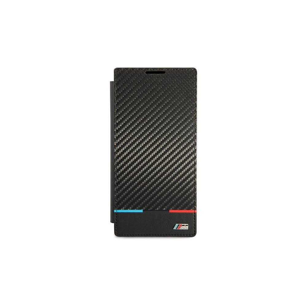 Hurtownia GSM - Etui BMW BMBKS22LPUCARTCBK Samsung Galaxy S22 Ultra černý/black bookcase M Collection Triangles - BMW272BLK - {ean13} - Hurt
