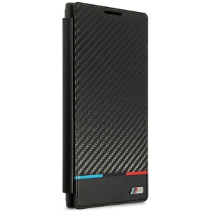 homescreen.pl - Etui BMW BMBKS22LPUCARTCBK Samsung Galaxy S22 Ultra czarny/black bookcase M Collection Triangles