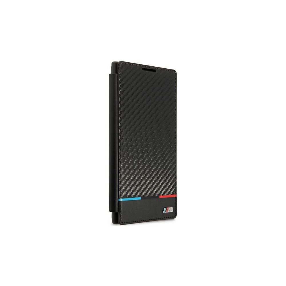 Hurtownia GSM - Etui BMW BMBKS22LPUCARTCBK Samsung Galaxy S22 Ultra černý/black bookcase M Collection Triangles - BMW272BLK - {ean13} - Hurt