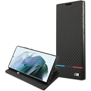 homescreen.pl - Etui BMW BMBKS22LPUCARTCBK Samsung Galaxy S22 Ultra czarny/black bookcase M Collection Triangles