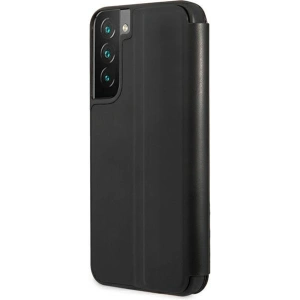 Wholesale BMW BMBKS22MPUCARTCBK Samsung Galaxy S22+ Plus black bookcase M Collection Triangles - BMW273BLK - {ean13} - Hurt