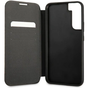 Hurtownia GSM - Etui BMW BMBKS22MPUCARTCBK Samsung Galaxy S22+ Plus czarny/black bookcase M Collection Triangles - BMW273BLK - {ean13} - Hurt