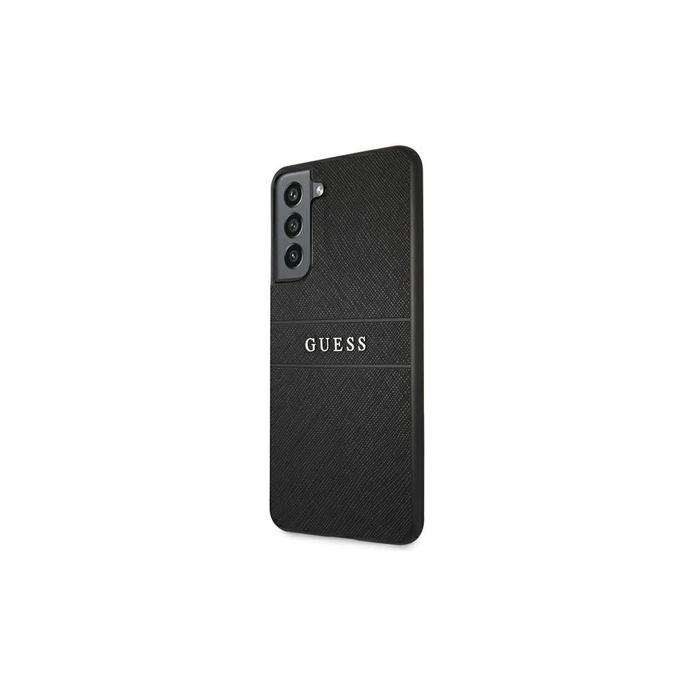 Hurtownia GSM - Etui Guess GUHCS21FPSASBBK Samsung Galaxy S21 FE černý/black Saffiano Stripe - GUE1581BLK - {ean13} - Hurt