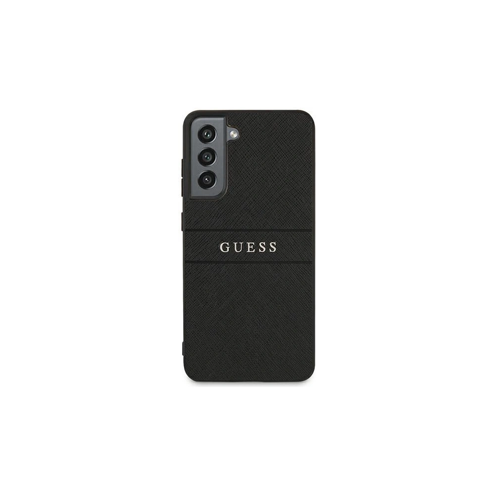 Hurtownia GSM - Etui Guess GUHCS21FPSASBBK Samsung Galaxy S21 FE černý/black Saffiano Stripe - GUE1581BLK - {ean13} - Hurt