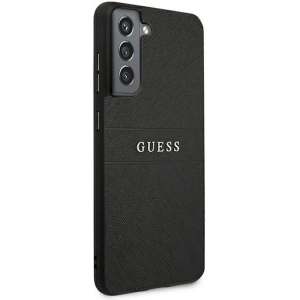 Hurtownia GSM - Etui Guess GUHCS21FPSASBBK Samsung Galaxy S21 FE czarny/black Saffiano Stripe - GUE1581BLK - {ean13} - Hurt