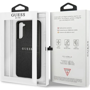 Hurtownia GSM - Etui Guess GUHCS21FPSASBBK Samsung Galaxy S21 FE czarny/black Saffiano Stripe - GUE1581BLK - {ean13} - Hurt