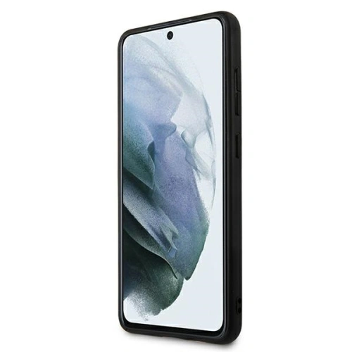 Etui Guess GUHCS21FPSASBPI Samsung Galaxy S21 FE różowy/pink Saffiano Stripe