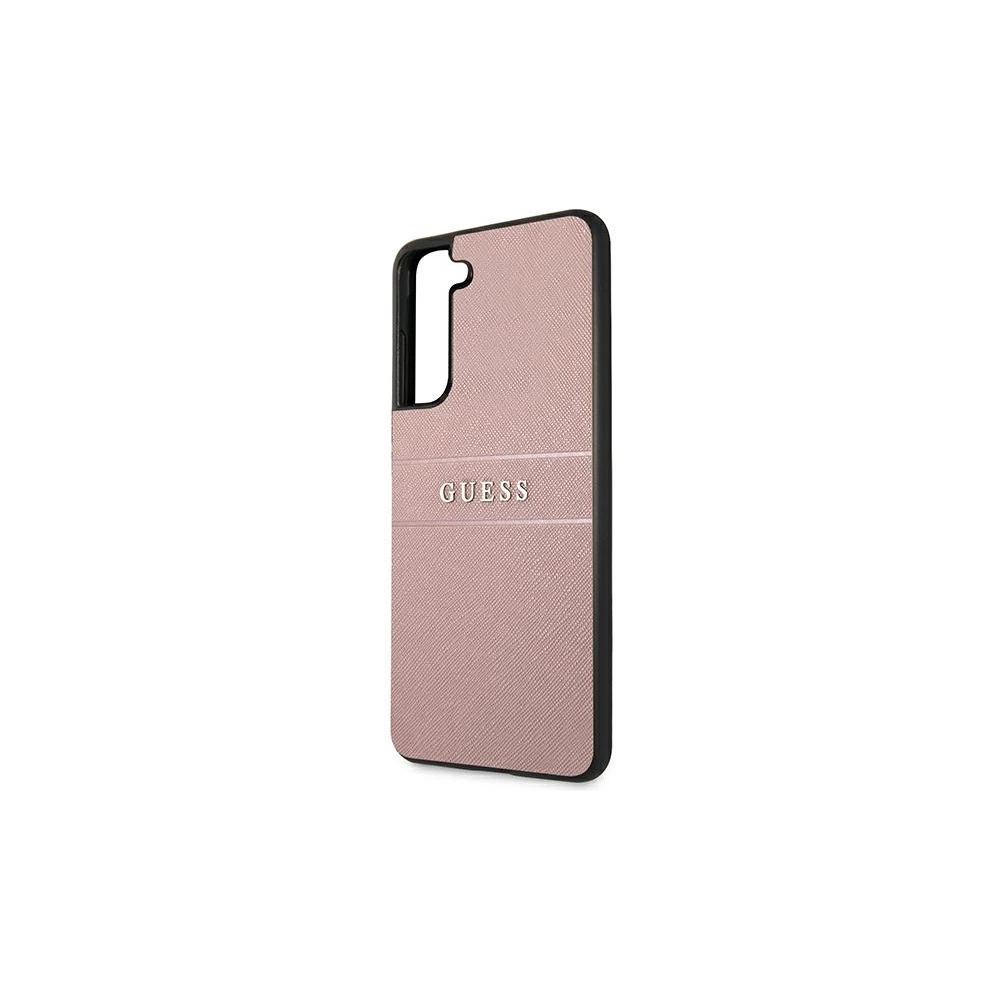 Hurtownia GSM - Etui Guess GUHCS21FPSASBPI Samsung Galaxy S21 FE růžový/pink Saffiano Stripe - GUE1582PNK - {ean13} - Hurt