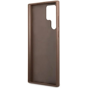 Hurtownia GSM - Etui Guess GUHCS22LG4GFBR Samsung Galaxy S22 Ultra hnědý/brown hard case 4G Metal Gold Logo - GUE1583BR - {ean13} - Hurt