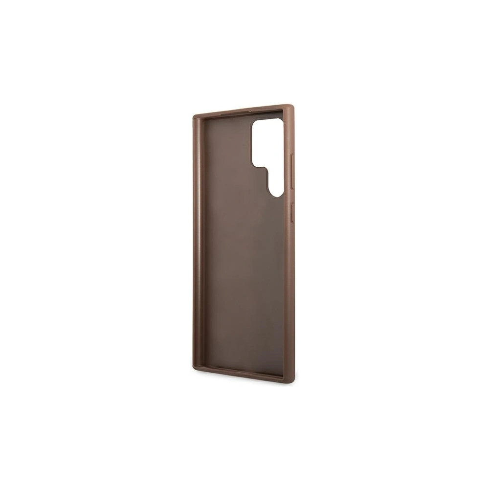 Hurtownia GSM - Etui Guess GUHCS22LG4GFBR Samsung Galaxy S22 Ultra hnědý/brown hard case 4G Metal Gold Logo - GUE1583BR - {ean13} - Hurt