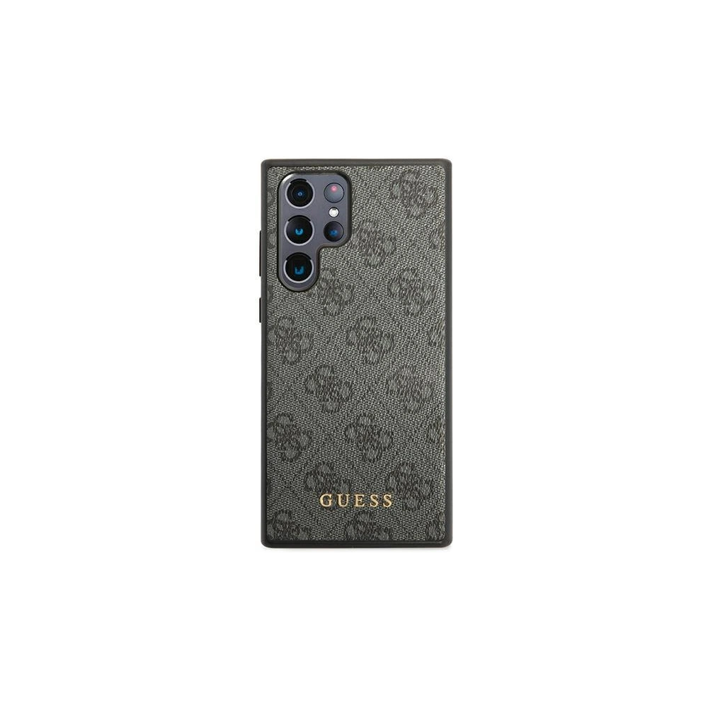Hurtownia GSM - Etui Guess GUHCS22LG4GFGR Samsung Galaxy S22 Ultra šedé/grey hard case 4G Metal Gold Logo - GUE1584GRY - {ean13} - Hurt