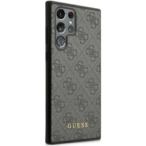 Hurtownia GSM - Etui Guess GUHCS22LG4GFGR Samsung Galaxy S22 Ultra šedé/grey hard case 4G Metal Gold Logo - GUE1584GRY - {ean13} - Hurt