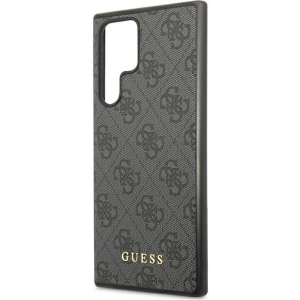 Hurtownia GSM - Etui Guess GUHCS22LG4GFGR Samsung Galaxy S22 Ultra šedé/grey hard case 4G Metal Gold Logo - GUE1584GRY - {ean13} - Hurt