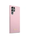 homescreen.pl - Etui Guess GUHCS22LLSLMGLA Samsung Galaxy S22 Ultra lawenda/lavender hardcase Silicone Script Metal Logo