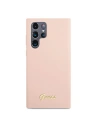 Hurtownia GSM - Etui Guess GUHCS22LLSLMGPP Samsung Galaxy S22 Ultra różowy/pink hardcase Silicone Script Metal Logo - GUE1587PNK - {ean13} - Hurt