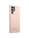 Hurtownia GSM - Etui Guess GUHCS22LLSLMGPP Samsung Galaxy S22 Ultra różowy/pink hardcase Silicone Script Metal Logo - GUE1587PNK - {ean13} - Hurt