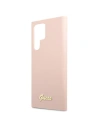 Hurtownia GSM - Etui Guess GUHCS22LLSLMGPP Samsung Galaxy S22 Ultra różowy/pink hardcase Silicone Script Metal Logo - GUE1587PNK - {ean13} - Hurt