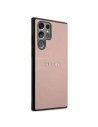 Wholesale Guess GUHCS22LPSASBPI Samsung Galaxy S22 Ultra pink Saffiano Stripe - GUE1589PNK - {ean13} - Hurt