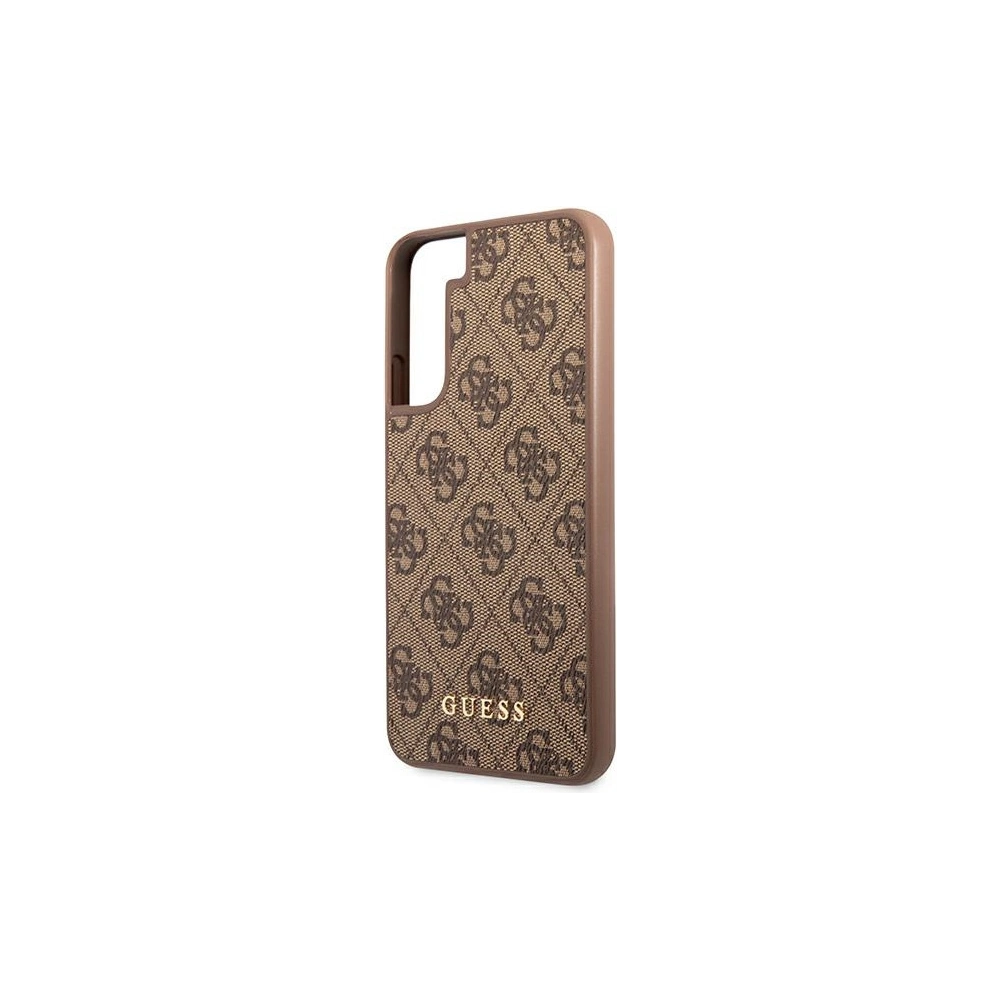 Hurtownia GSM - Etui Guess GUHCS22MG4GFBR Samsung Galaxy S22+ Plus hnědý/brown tvrdý obal 4G Metal Gold Logo - GUE1590BR - {ean13} - Hurt