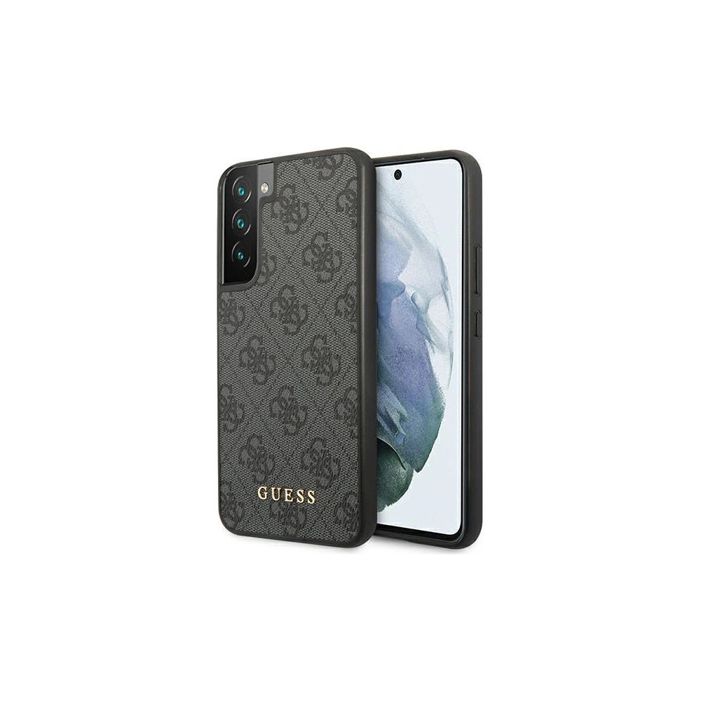 Hurtownia GSM - Etui Guess GUHCS22MG4GFGR Samsung Galaxy S22+ Plus šedé/grey tvrdé pouzdro 4G Metal Gold Logo - GUE1591GRY - {ean13} - Hurt