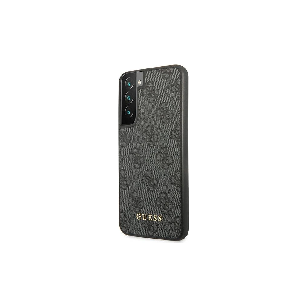 Hurtownia GSM - Etui Guess GUHCS22MG4GFGR Samsung Galaxy S22+ Plus šedé/grey tvrdé pouzdro 4G Metal Gold Logo - GUE1591GRY - {ean13} - Hurt
