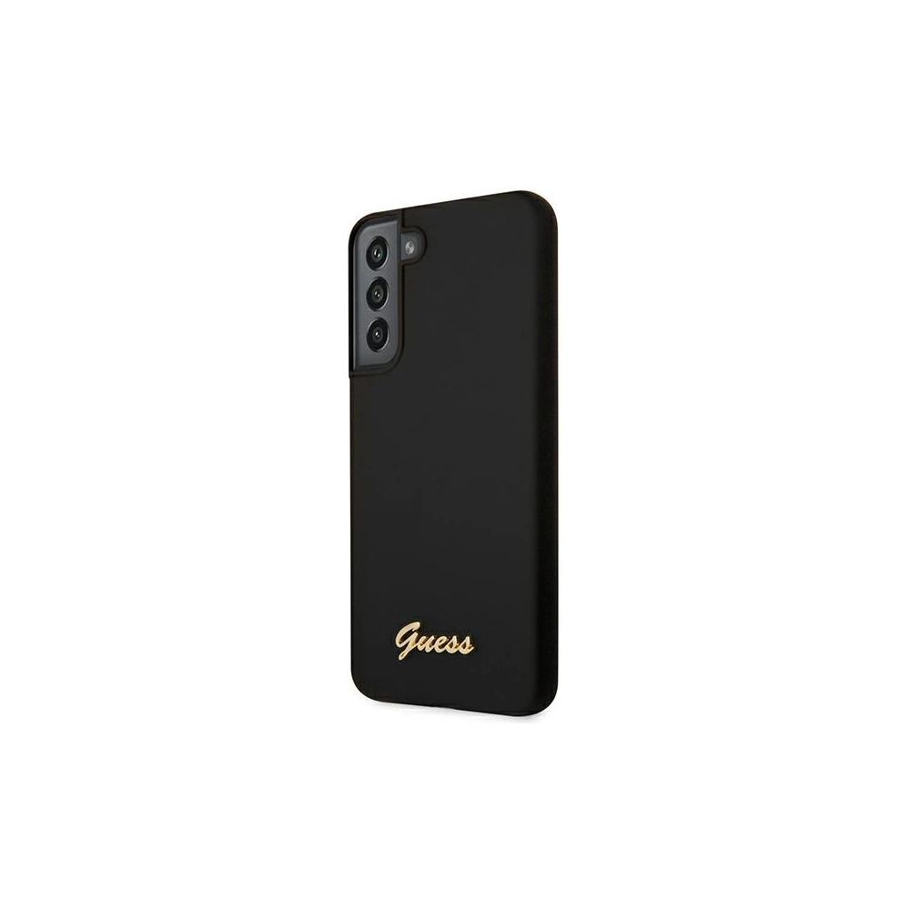Hurtownia GSM - Etui Guess GUHCS22MLSLMGBK Samsung Galaxy S22+ Plus černý/black hardcase silikonový script metalový logo - GUE1592BLK - {ean13} - Hurt