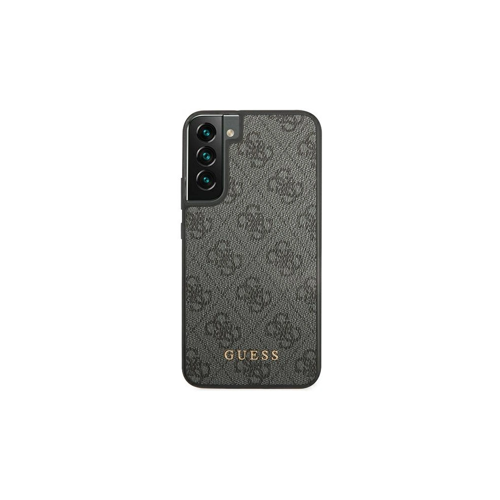 Hurtownia GSM - Etui Guess GUHCS22MG4GFGR Samsung Galaxy S22+ Plus šedé/grey tvrdé pouzdro 4G Metal Gold Logo - GUE1591GRY - {ean13} - Hurt