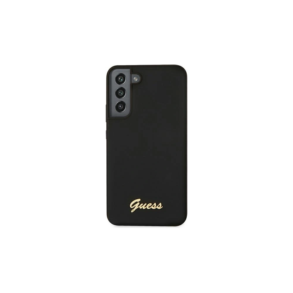 Hurtownia GSM - Etui Guess GUHCS22MLSLMGBK Samsung Galaxy S22+ Plus černý/black hardcase silikonový script metalový logo - GUE1592BLK - {ean13} - Hurt