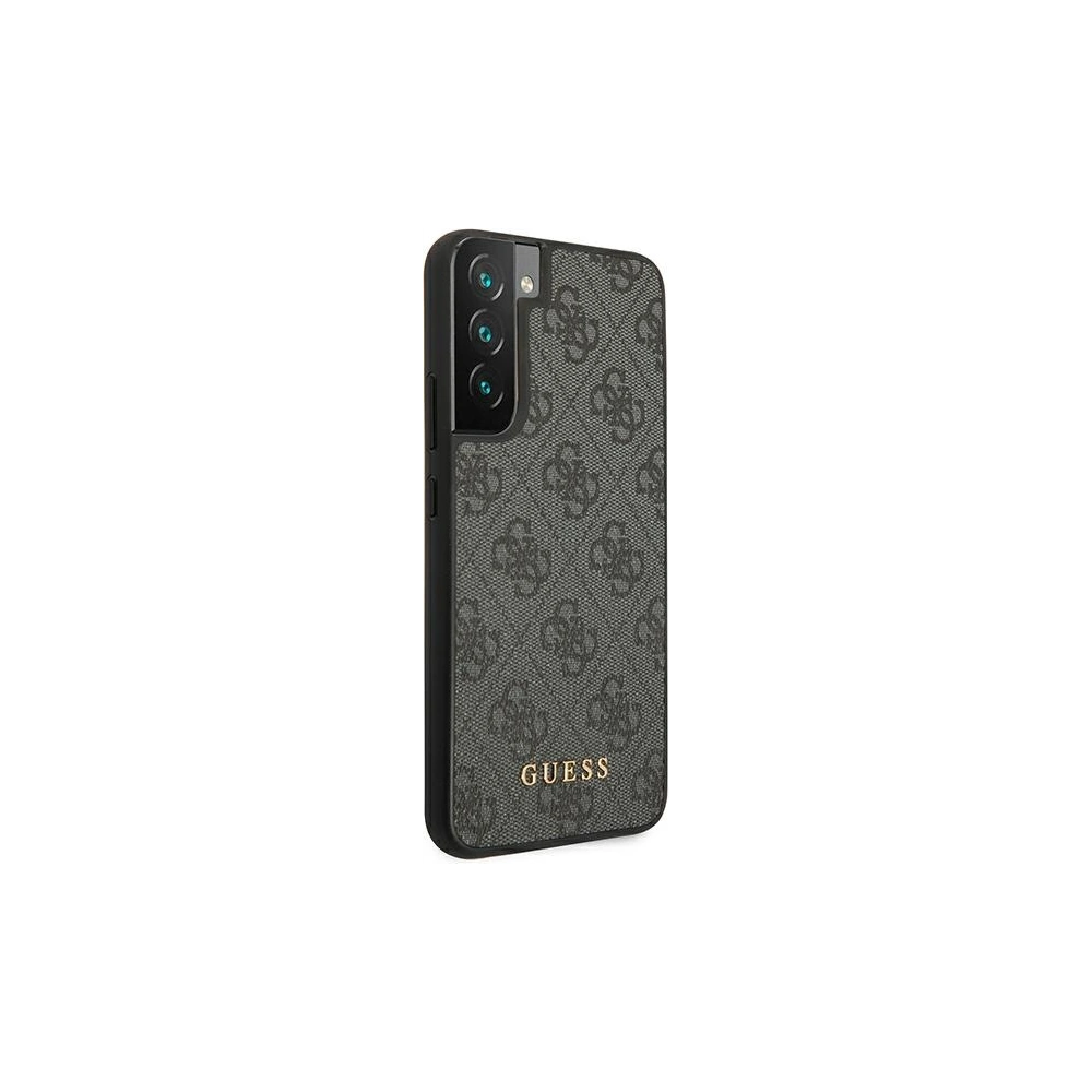 Hurtownia GSM - Etui Guess GUHCS22MG4GFGR Samsung Galaxy S22+ Plus šedé/grey tvrdé pouzdro 4G Metal Gold Logo - GUE1591GRY - {ean13} - Hurt