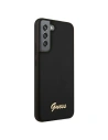 Hurtownia GSM - Etui Guess GUHCS22MLSLMGBK Samsung Galaxy S22+ Plus czarny/black hardcase Silicone Script Metal Logo - GUE1592BLK - {ean13} - Hurt