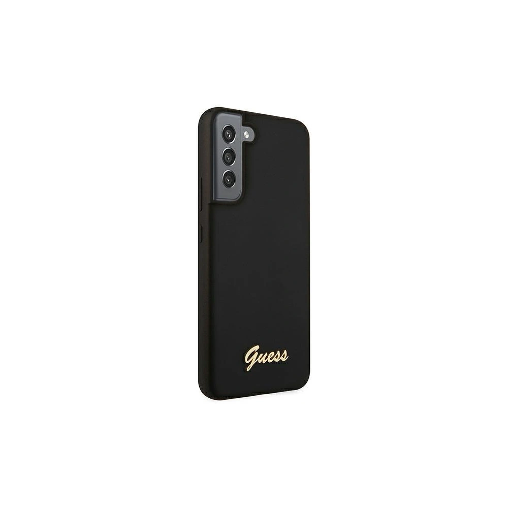 Hurtownia GSM - Etui Guess GUHCS22MLSLMGBK Samsung Galaxy S22+ Plus černý/black hardcase silikonový script metalový logo - GUE1592BLK - {ean13} - Hurt