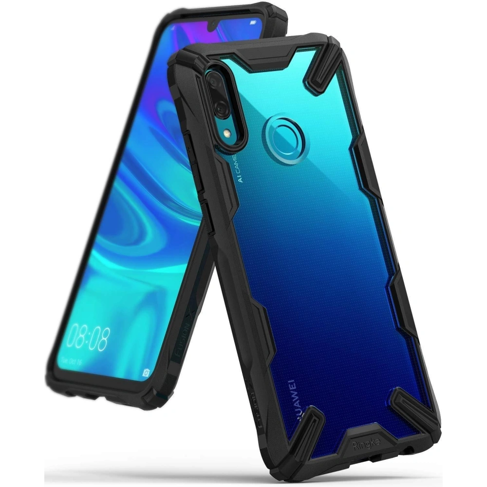 Hurtownia GSM - Etui Ringke Fusion-X Huawei P Smart 2019 Černé - RGK854BLK - {ean13} - Hurt