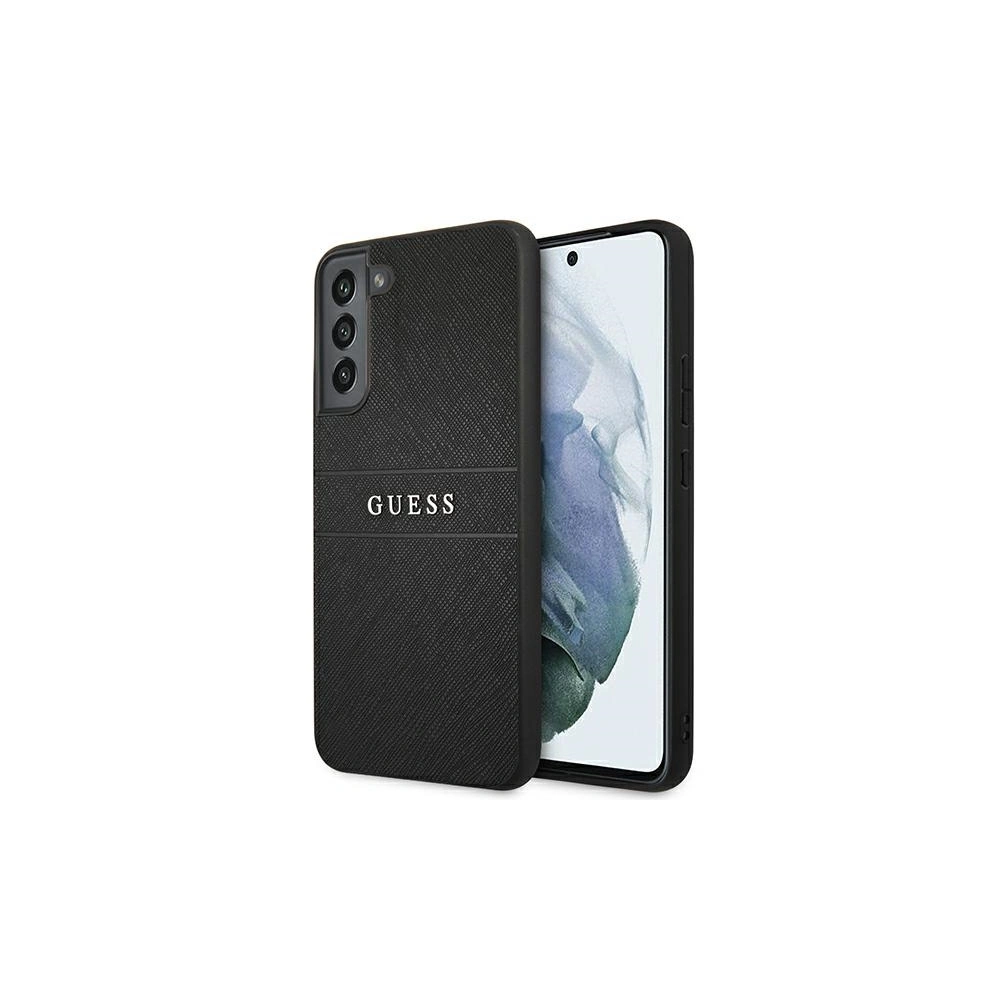 Hurtownia GSM - Etui Guess GUHCS22MPSASBBK Samsung Galaxy S22+ Plus černý/black Saffiano Stripe - GUE1594BLK - {ean13} - Hurt