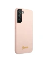 Hurtownia GSM - Etui Guess GUHCS22MLSLMGPP Samsung Galaxy S22+ Plus różowy/pink hardcase Silicone Script Metal Logo - GUE1593PNK - {ean13} - Hurt