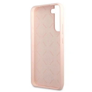 Hurtownia GSM - Etui Guess GUHCS22MLSLMGPP Samsung Galaxy S22+ Plus różowy/pink hardcase Silicone Script Metal Logo - GUE1593PNK - {ean13} - Hurt