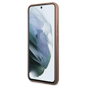 Hurtownia GSM - Etui Guess GUHCS22SG4GFBR Samsung Galaxy S22 brązowy/brown hard case 4G Metal Gold Logo - GUE1596BR - {ean13} - Hurt