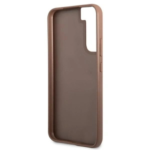 Hurtownia GSM - Etui Guess GUHCS22SG4GFBR Samsung Galaxy S22 brązowy/brown hard case 4G Metal Gold Logo - GUE1596BR - {ean13} - Hurt
