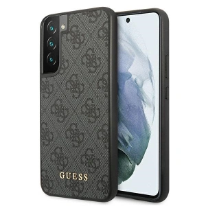 Hurtownia GSM - Etui Guess GUHCS22SG4GFGR Samsung Galaxy S22 szary/grey hard case 4G Metal Gold Logo - GUE1597GRY - {ean13} - Hurt