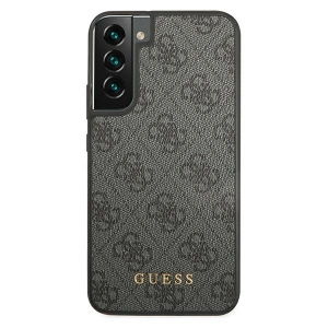 Hurtownia GSM - Etui Guess GUHCS22SG4GFGR Samsung Galaxy S22 szary/grey hard case 4G Metal Gold Logo - GUE1597GRY - {ean13} - Hurt