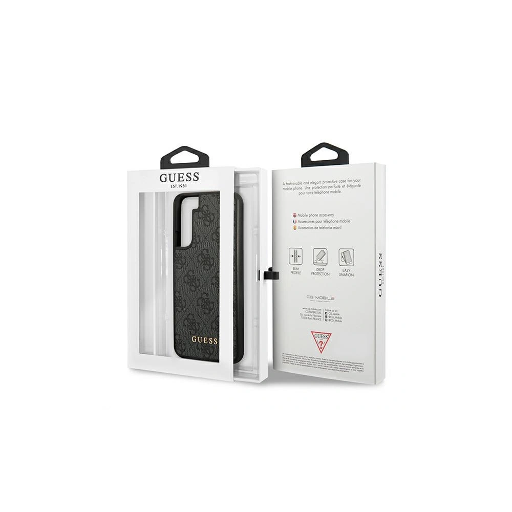 Hurtownia GSM - Etui Guess GUHCS22SG4GFGR Samsung Galaxy S22 šedé/grey hard case 4G Metal Gold Logo - GUE1597GRY - {ean13} - Hurt