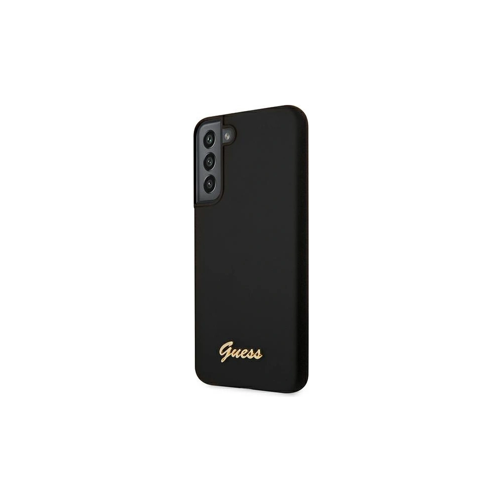 Hurtownia GSM - Etui Guess GUHCS22SLSLMGBK Samsung Galaxy S22 černý/black hardcase Silicone Script Metal Logo - GUE1598BLK - {ean13} - Hurt