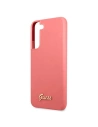 Hurtownia GSM - Etui Guess GUHCS22SLSLMGFU Samsung Galaxy S22 fuksja/fuchsia hardcase Silicone Script Metal Logo - GUE1599FHS - {ean13} - Hurt