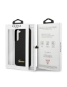 Hurtownia GSM - Etui Guess GUHCS22SLSLMGBK Samsung Galaxy S22 czarny/black hardcase Silicone Script Metal Logo - GUE1598BLK - {ean13} - Hurt