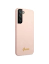 Hurtownia GSM - Etui Guess GUHCS22SLSLMGPP Samsung Galaxy S22 różowy/pink hardcase Silicone Script Metal Logo - GUE1601PNK - {ean13} - Hurt