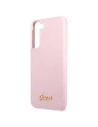Hurtownia GSM - Etui Guess GUHCS22SLSLMGLA Samsung Galaxy S22 lawenda/lavender hardcase Silicone Script Metal Logo - GUE1600LAV - {ean13} - Hurt