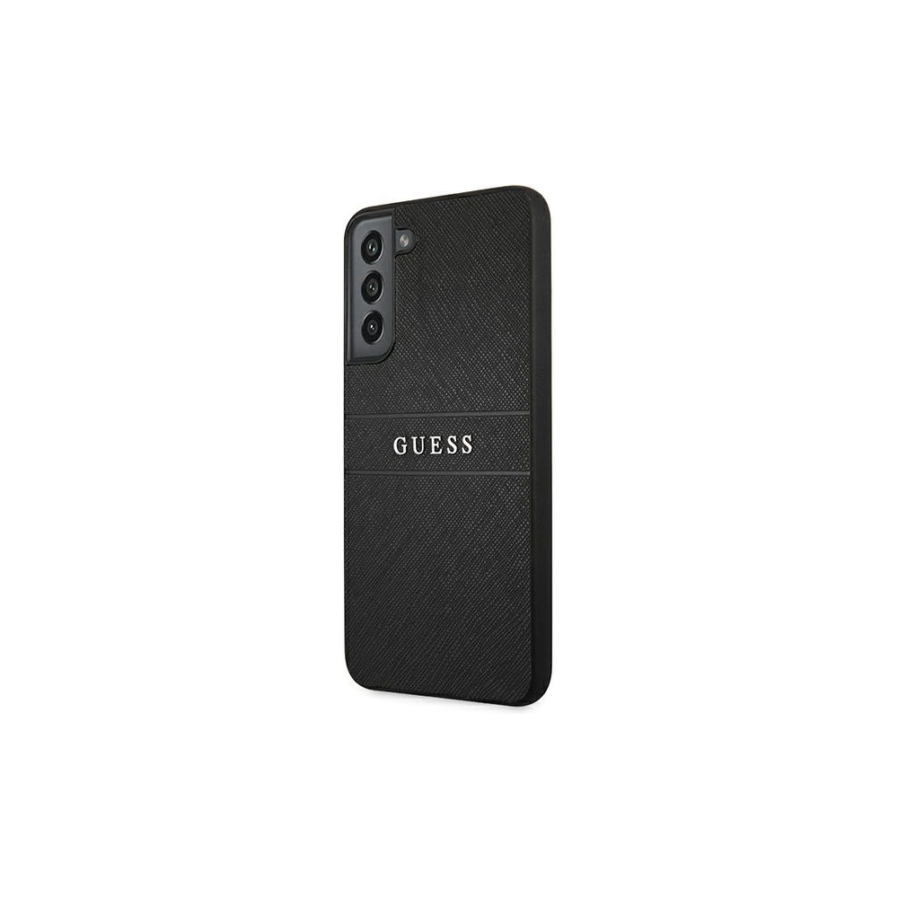 Hurtownia GSM - Etui Guess GUHCS22SPSASBBK Samsung Galaxy S22 czarny/black Saffiano Stripes - GUE1602BLK - {ean13} - Hurt